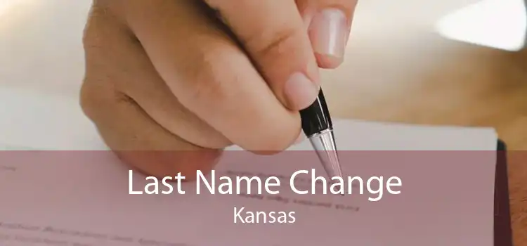 Last Name Change Kansas