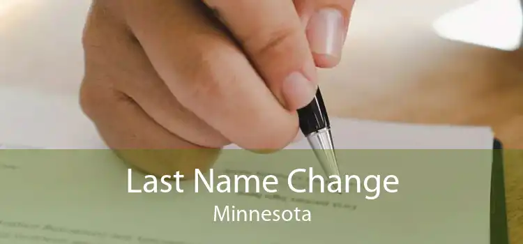 Last Name Change Minnesota