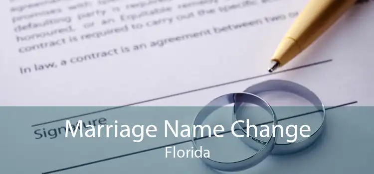 Marriage Name Change Florida