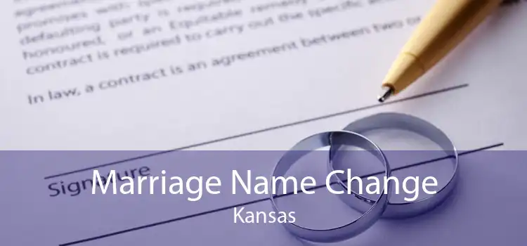 Marriage Name Change Kansas