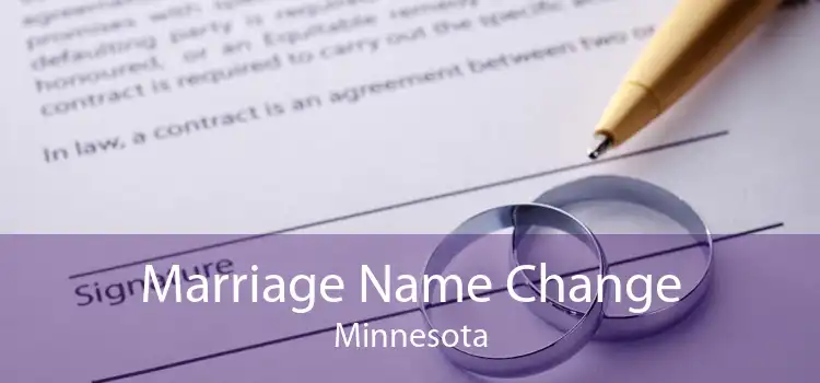 Marriage Name Change Minnesota