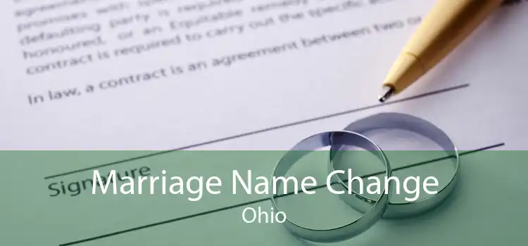 Marriage Name Change Ohio