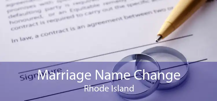 Marriage Name Change Rhode Island