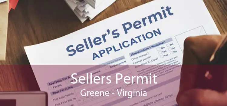 Sellers Permit Greene - Virginia